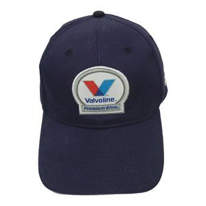 Valvoline Logo Patch Cummins Strapback Cap Trucker Baseball Hat Otto Blue